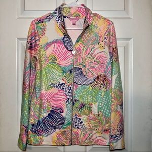 Lilly Pulitzer Roars of the Sea Zip Up - Small